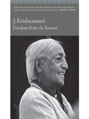 cover image of Freedom from the Known